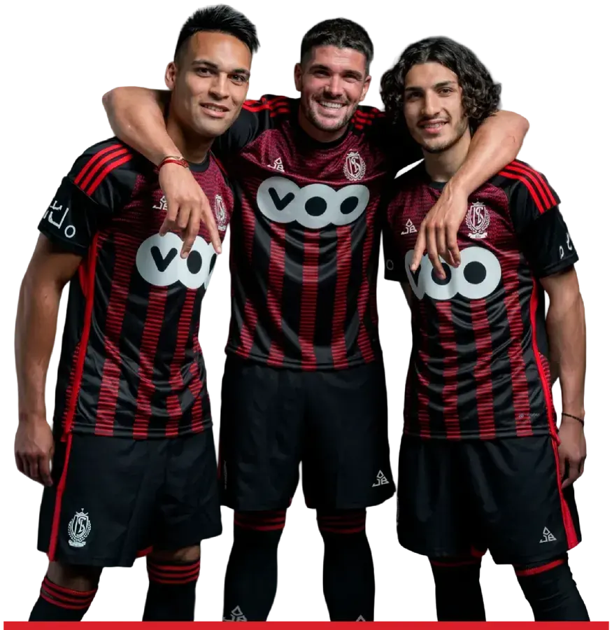 Jugadores con uniformes Job Sport